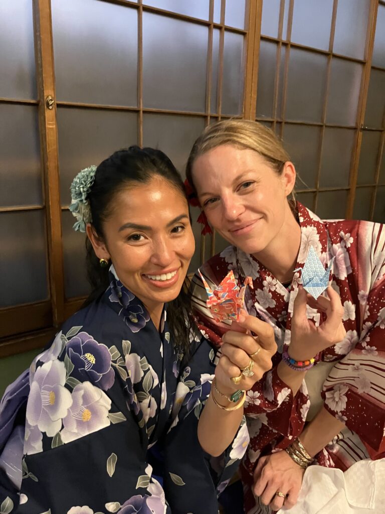 You can wear a kimono